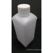 1L quadratische weiße Plastikflasche